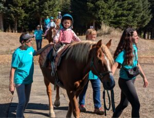 Equine-assisted services family event Willamette Valley Oregon